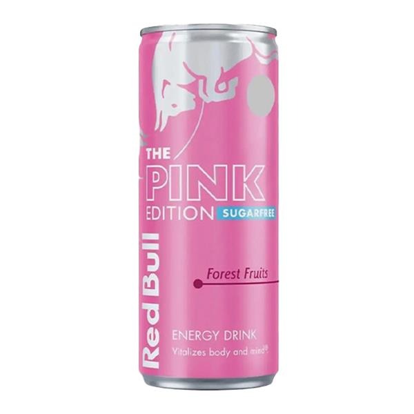 RED BULL PINK SUGAR FRE 250X12